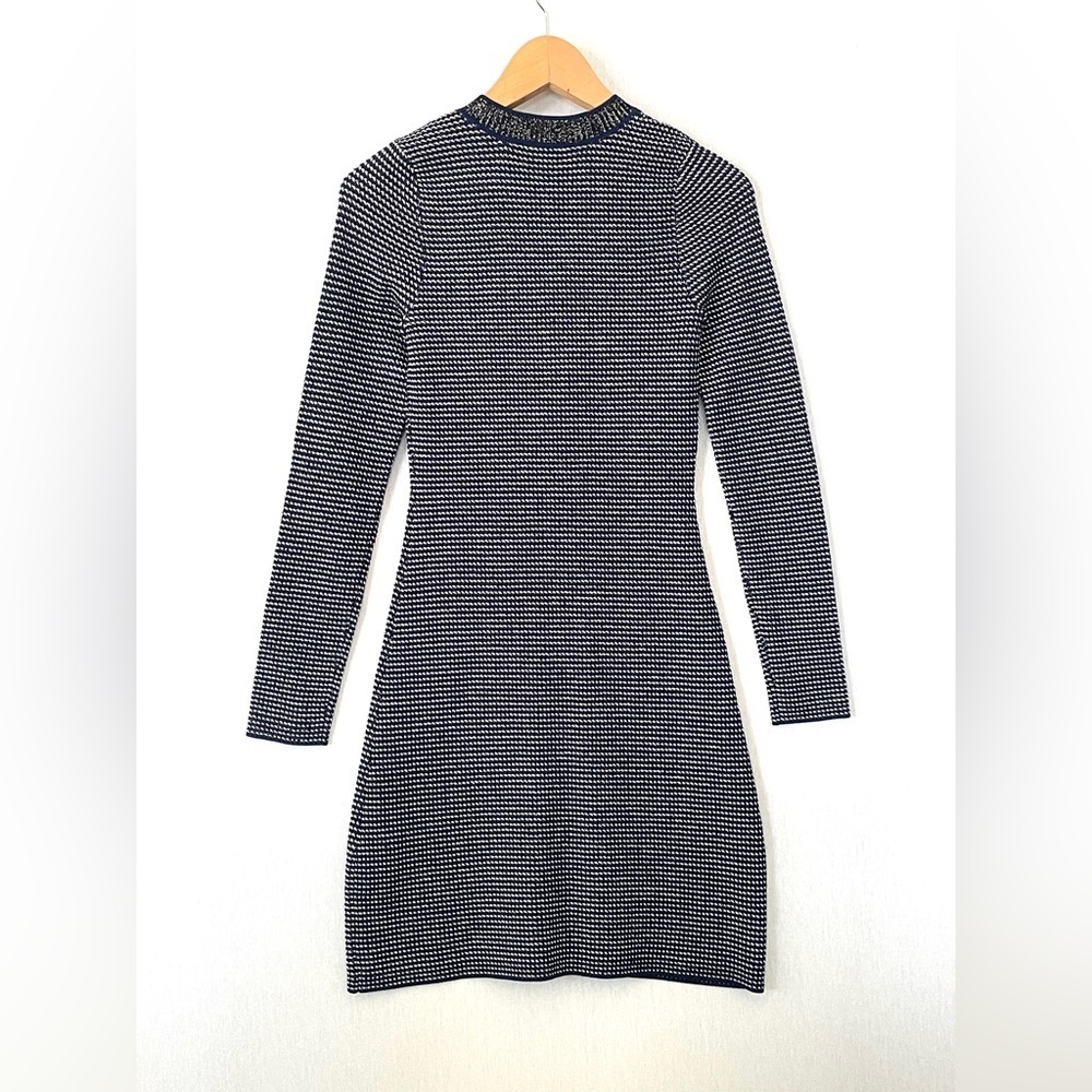 Sandro Sachou Knitted Dress with Bow - Picture 7 of 16